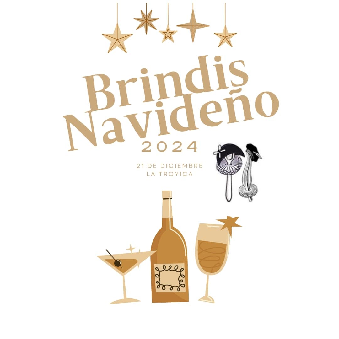 Brindis Navideño de la comparsa de estudiantes