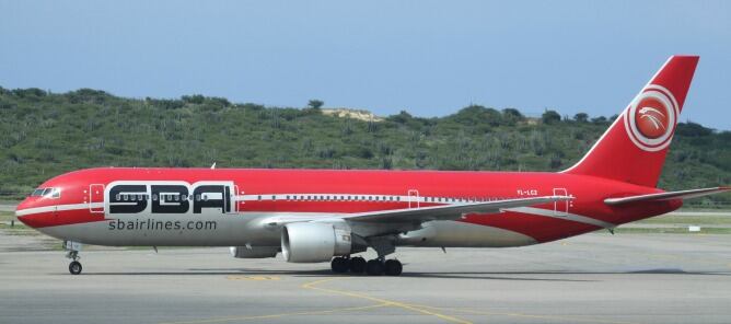 Avión de la compañía Santa Bárbara