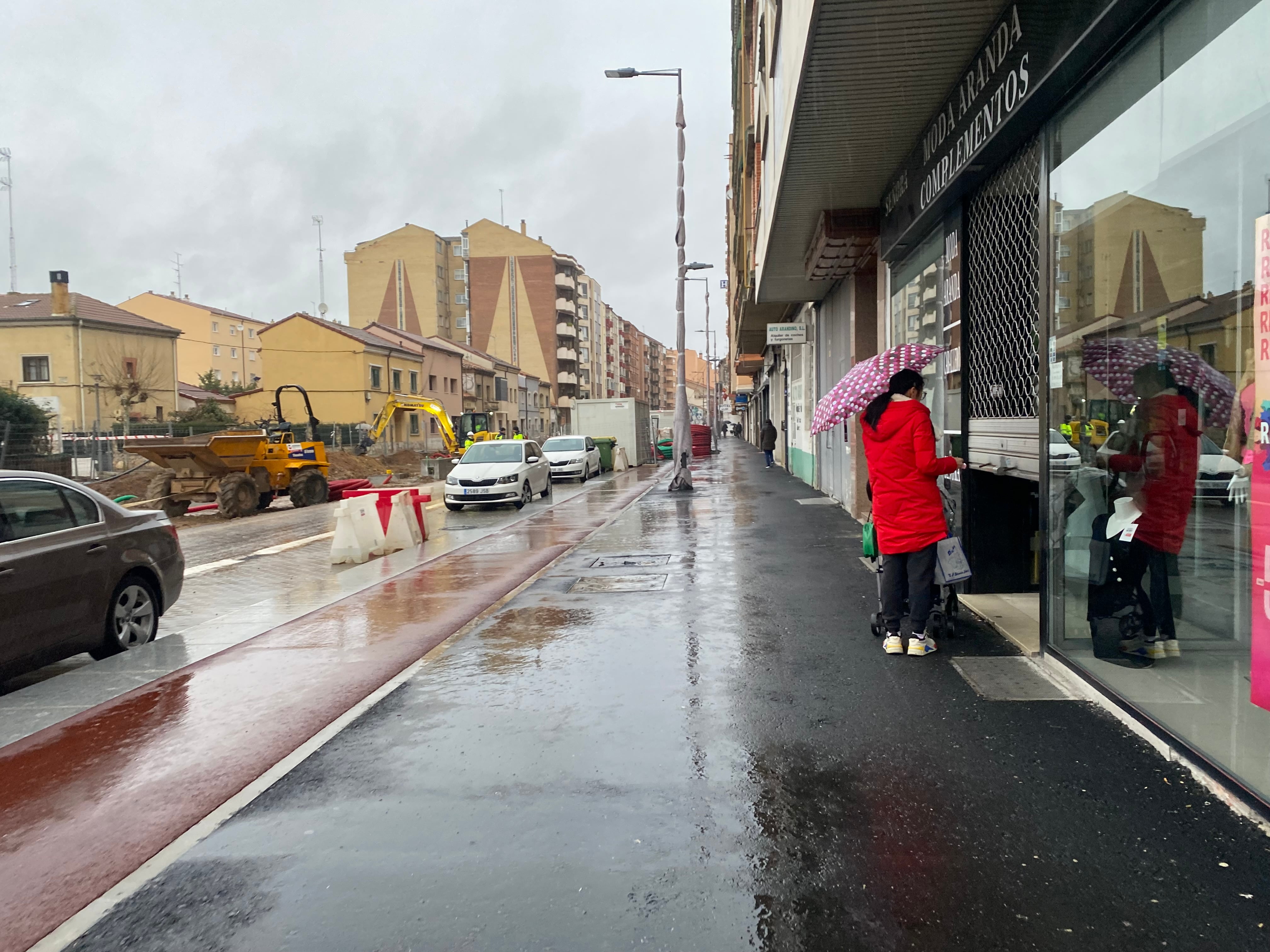 Lluvia en Aranda