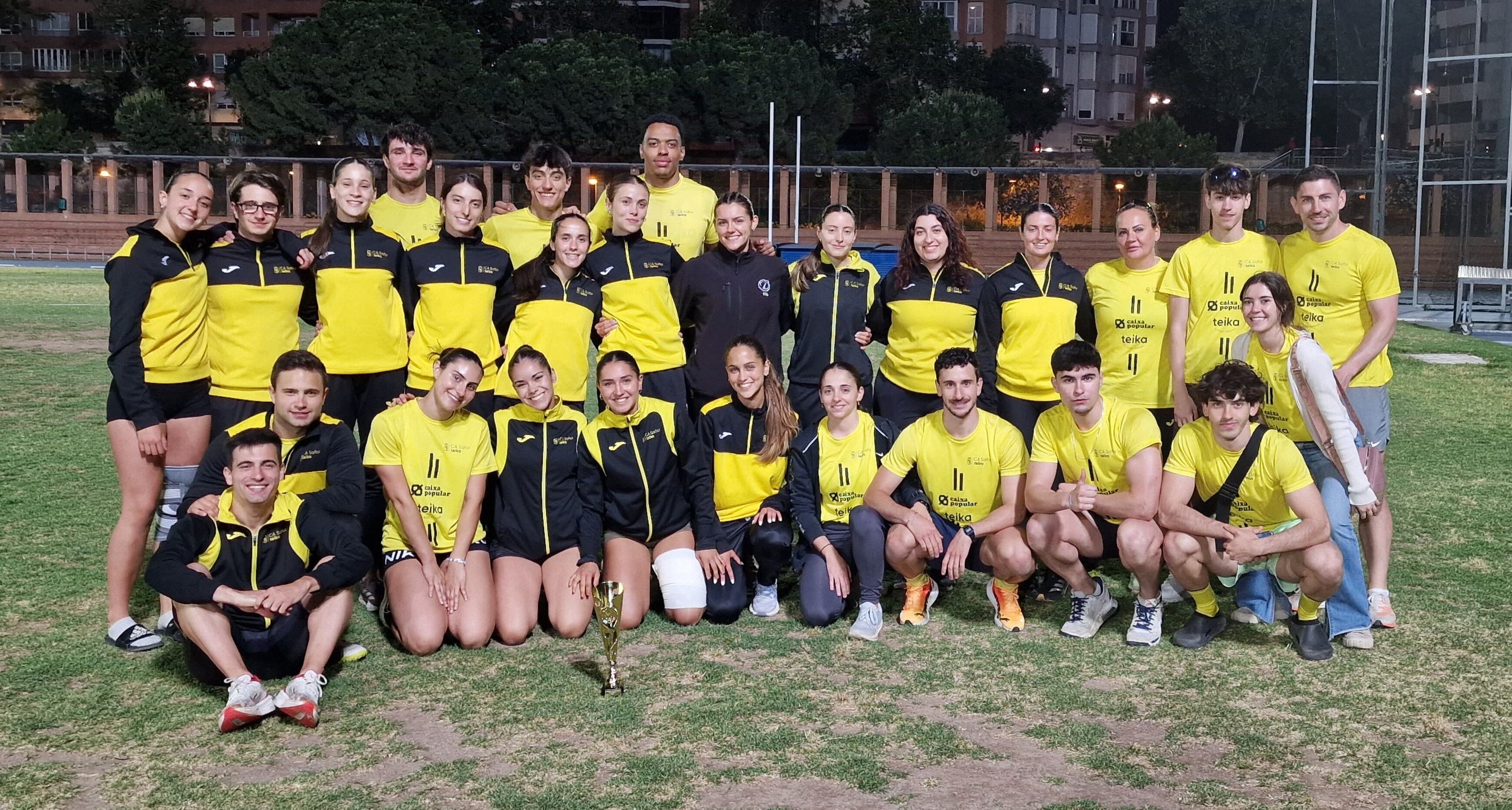 Atletas en el autonómico absoluto de clubes, en València