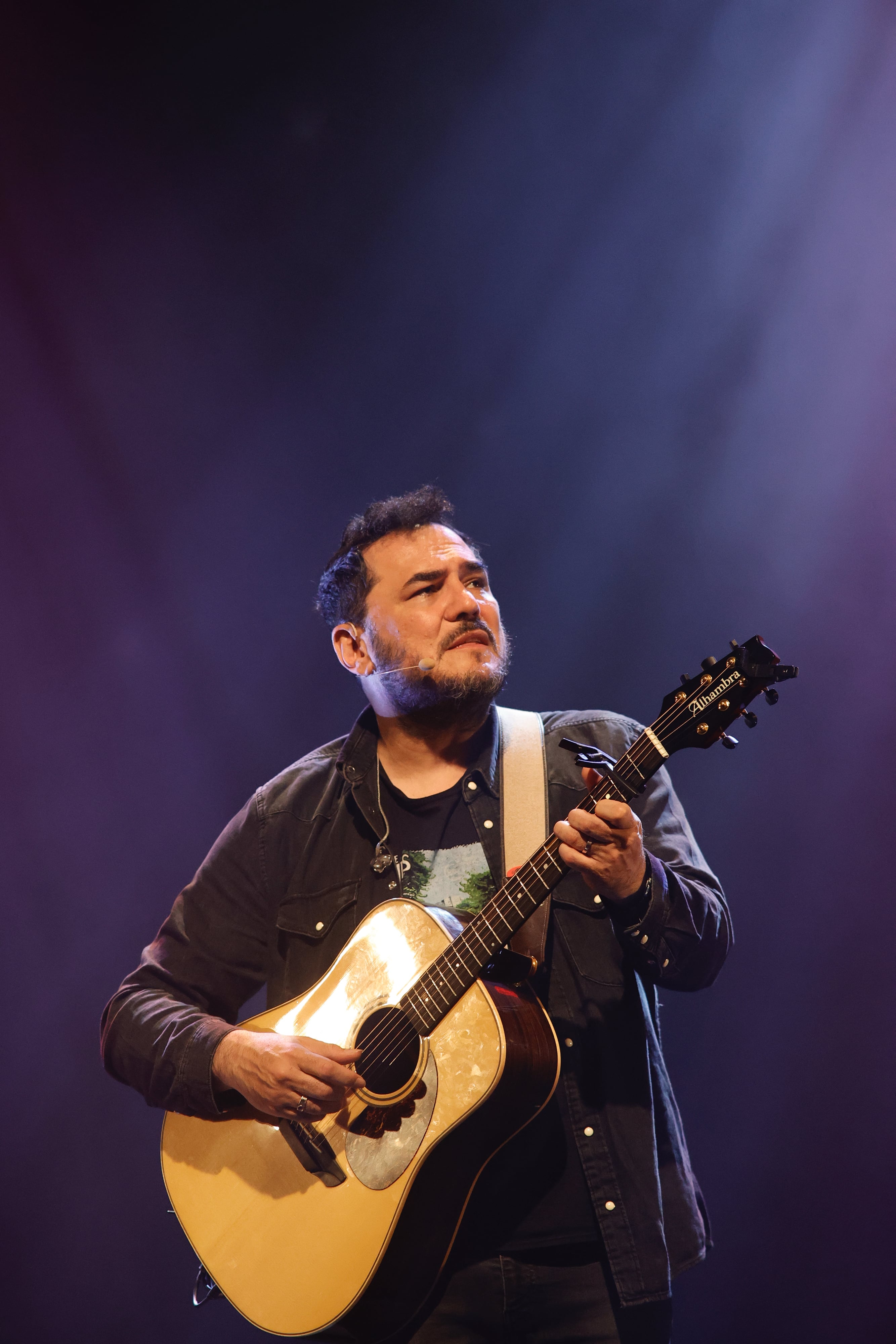 As Pontes (24.05.2024) ISMAEL SERRANO. El cantautor Ismael Serrano visita As Pontes, donde ofrece un concierto en el marco de la gira de presentación de su álbum ”La canción de nuestra vida” (foto: Kiko Delgado / EFE)