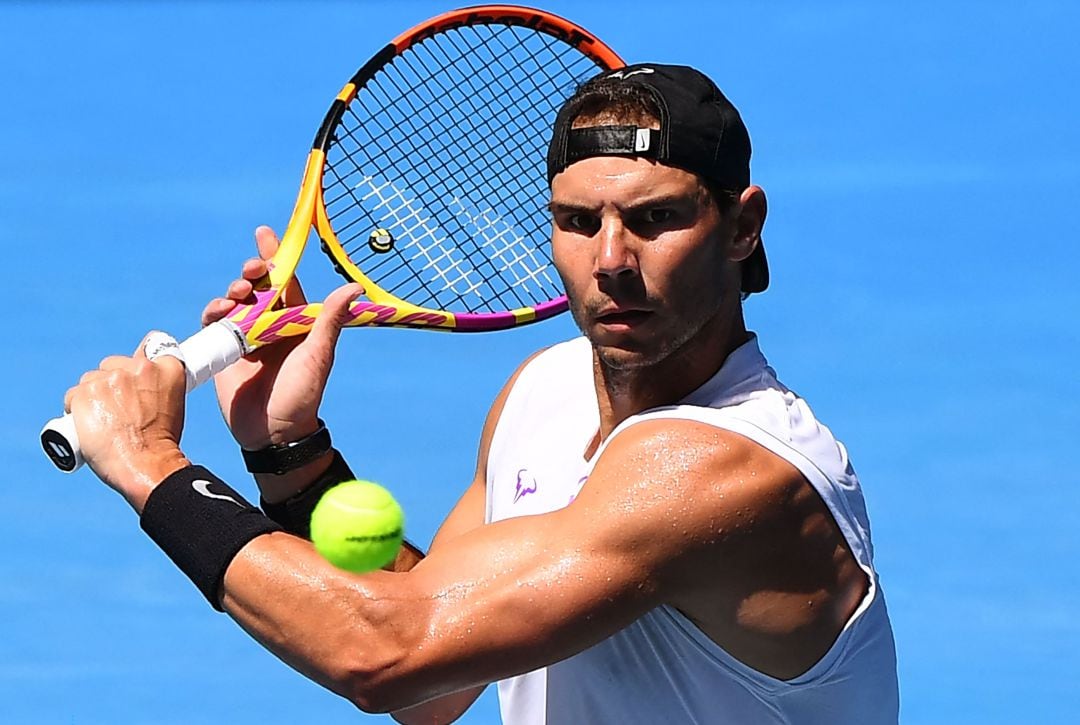 Rafa Nadal en Melbourne.