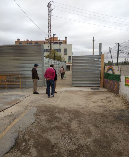 Paso habilitado entre los barrios de Pilarica y Belén