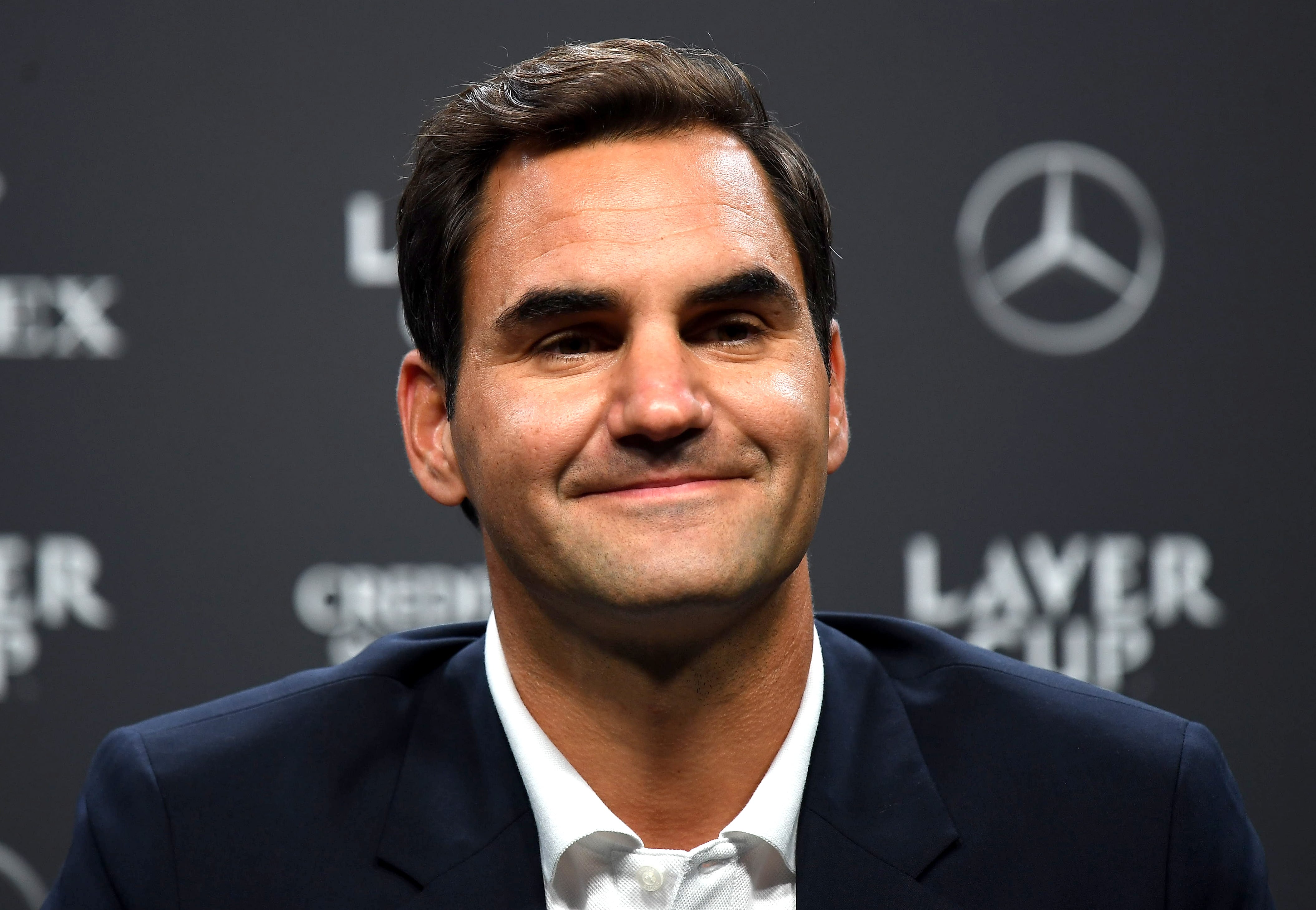 Roger Federer, durante una conferencia de prensa antes de la Laver Cup, su último torneo