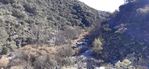 Vista general del valle del Estena