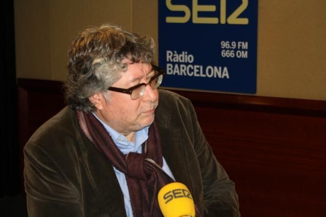 Antoni Balmón, fa un any, als estudis de la Cadena SER