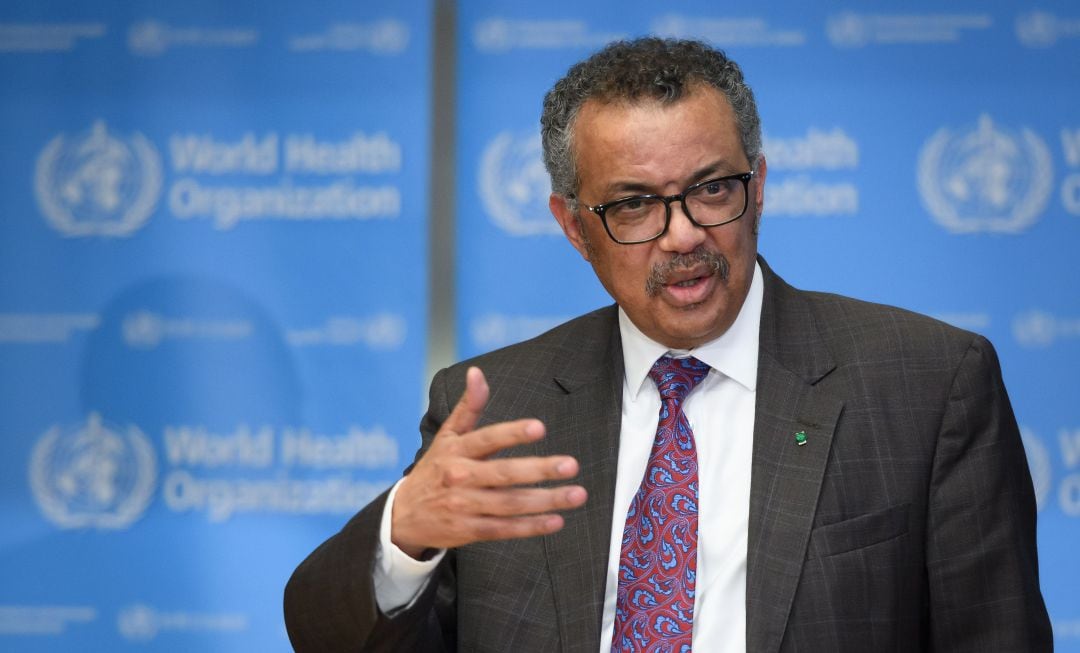 El director general de la OMS, Tedros Ahdanom Ghebreyesus.