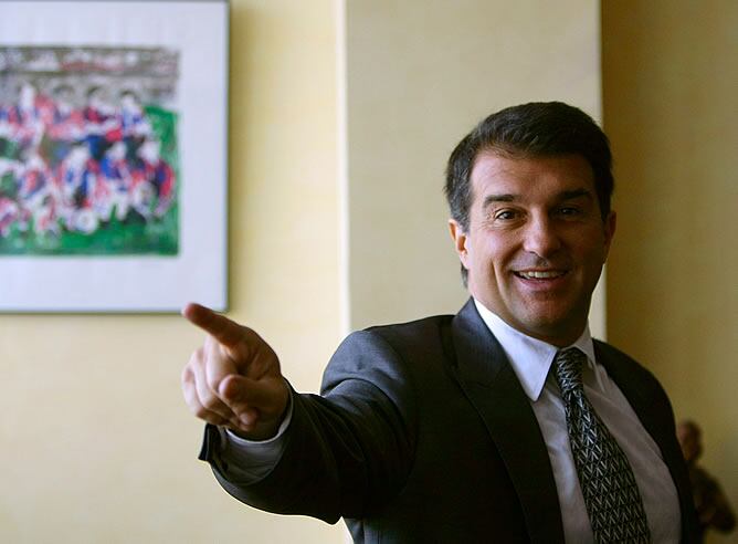 L&#039;expresident del Barça, Joan Laporta