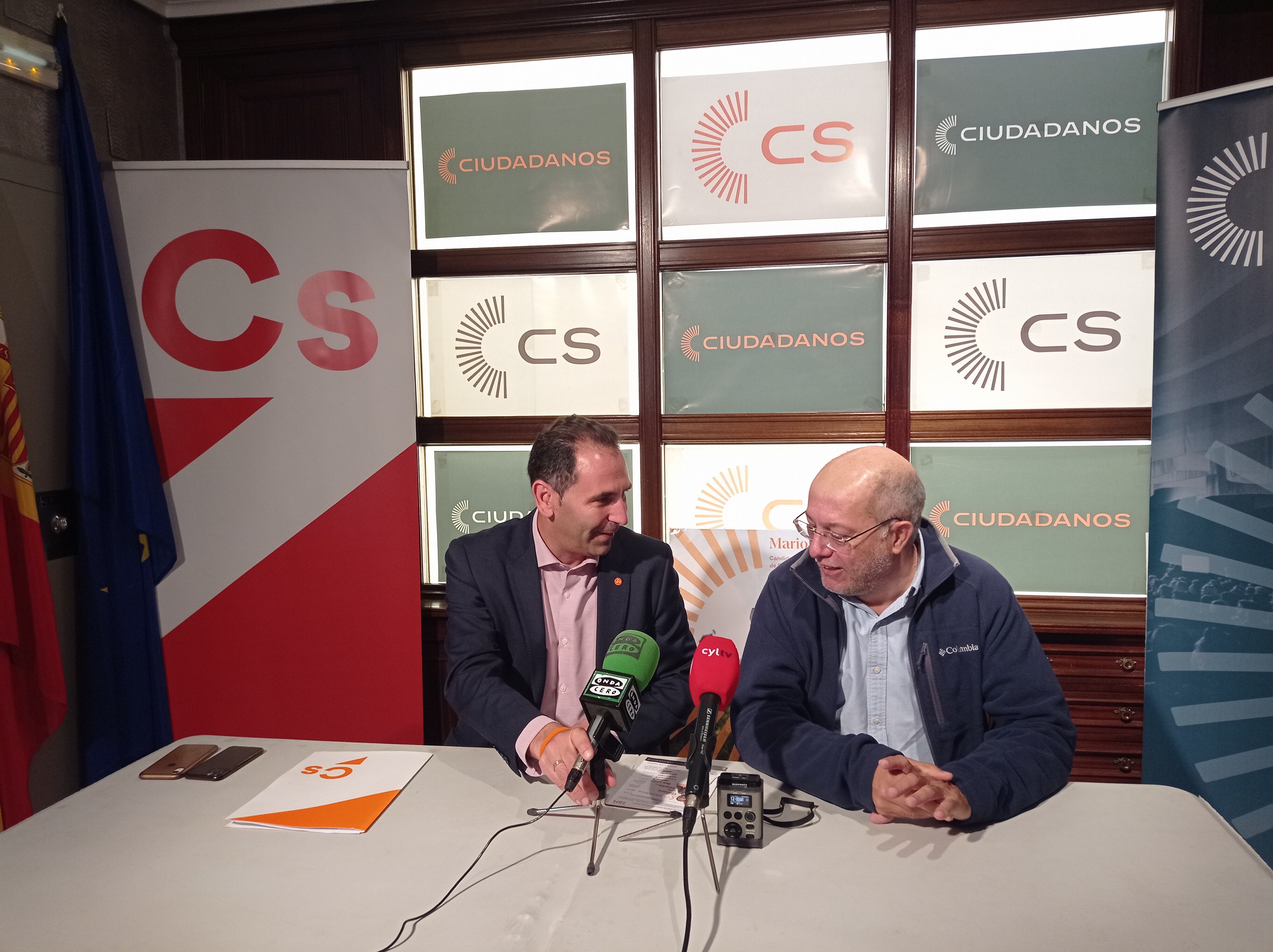 Mario Simón y Francisco Igea de Ciudadanos