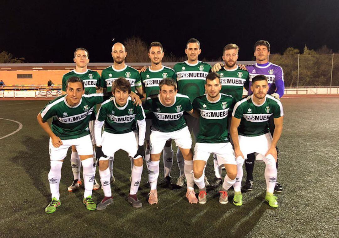 Once del CD Úbeda Viva ante el CD Hispania