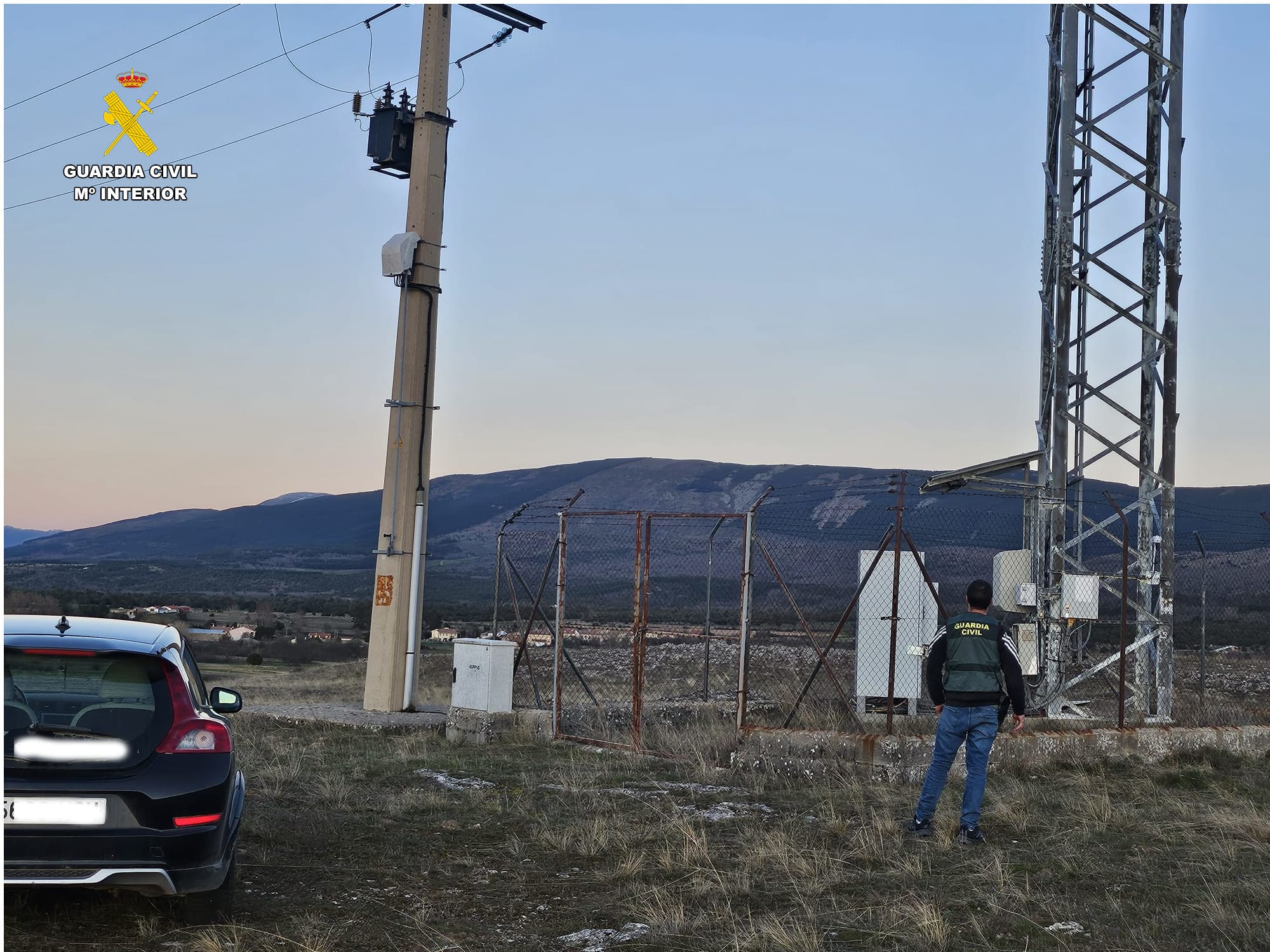 Repetidor saboteado en la provincia de Segovia