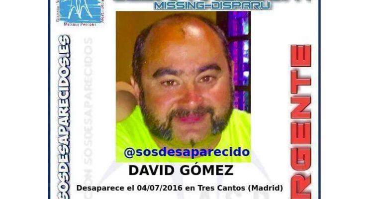 Imagen del hombre desaparecido en Tres Cantos