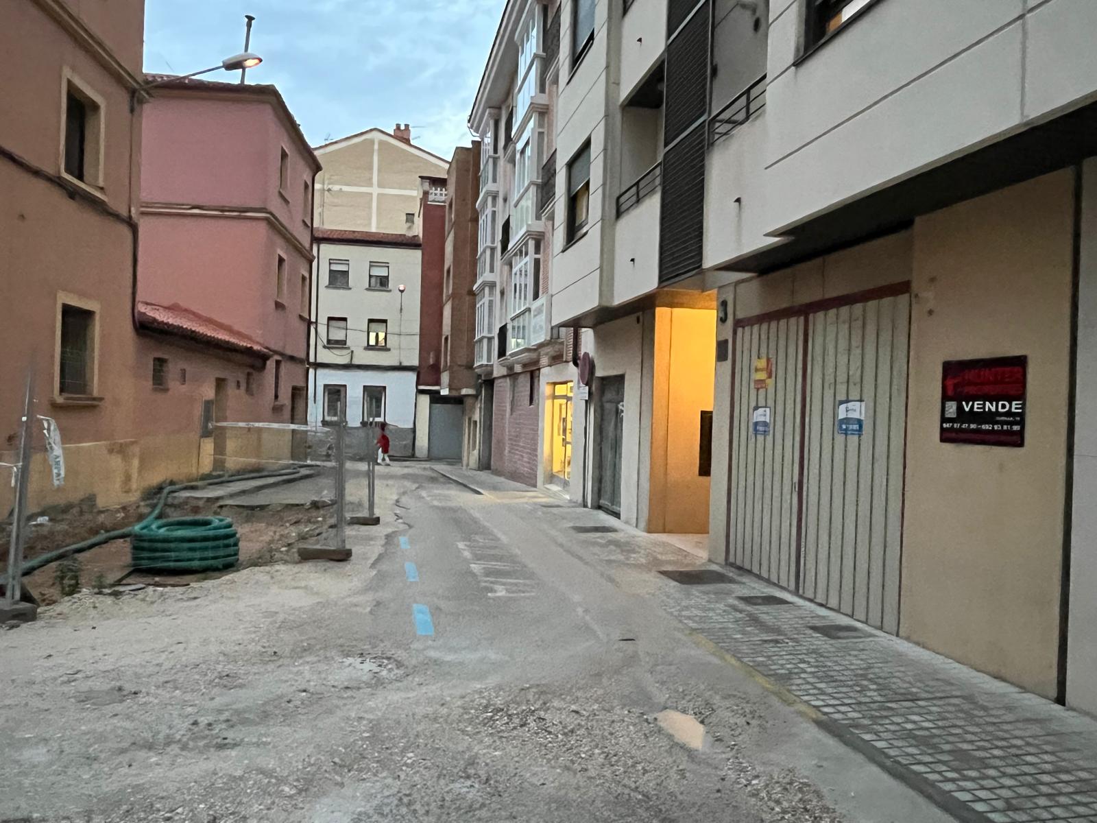 Pasaje Primo de Rivera de Aranda en obras