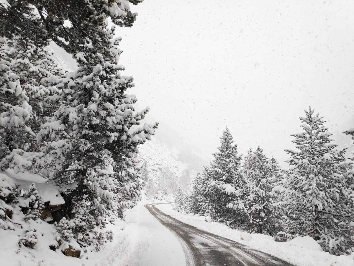 De diciembre a marzo se registraron 20 nevadas en el Pirineo