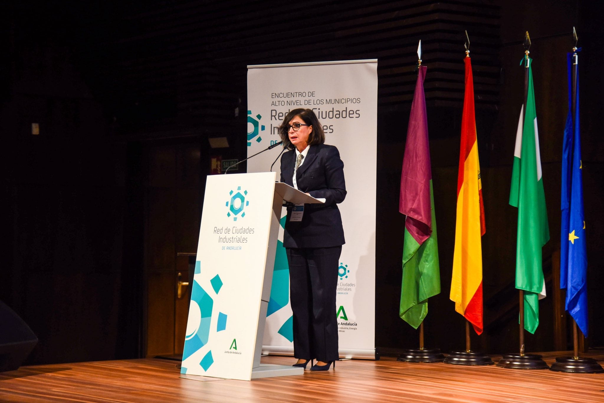 Matilde Esteo en el III Encuentro de ciudades industriales de Andalucía