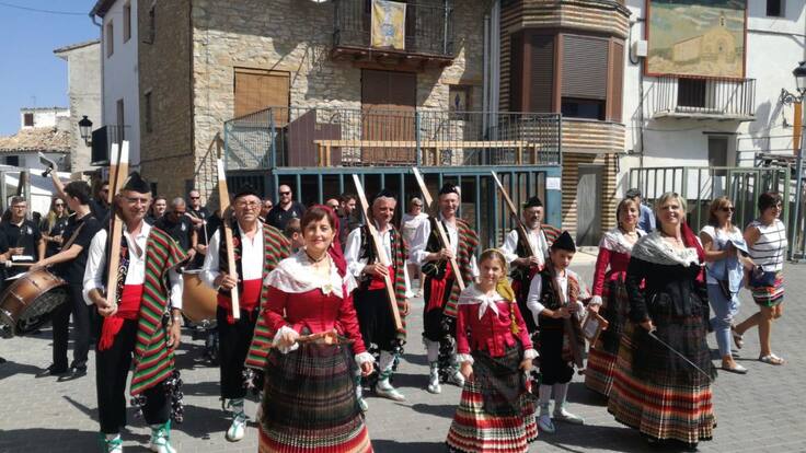 Luis Valdés, Presidente de la Comparsa, en Radio Villena