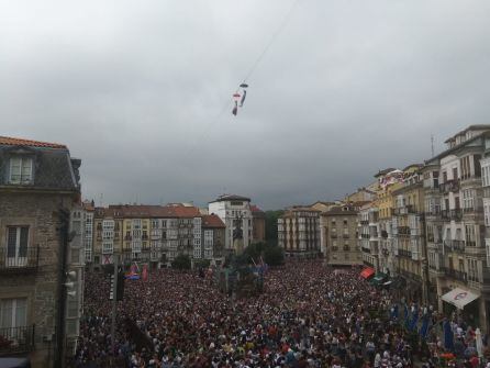 Bajada de Edurne y Celedón Txiki.