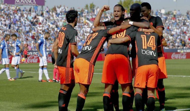 El Valencia gana en Leganés