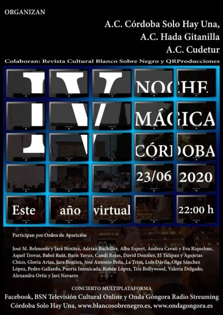 IV Noche Mágica de Córdoba. Programa