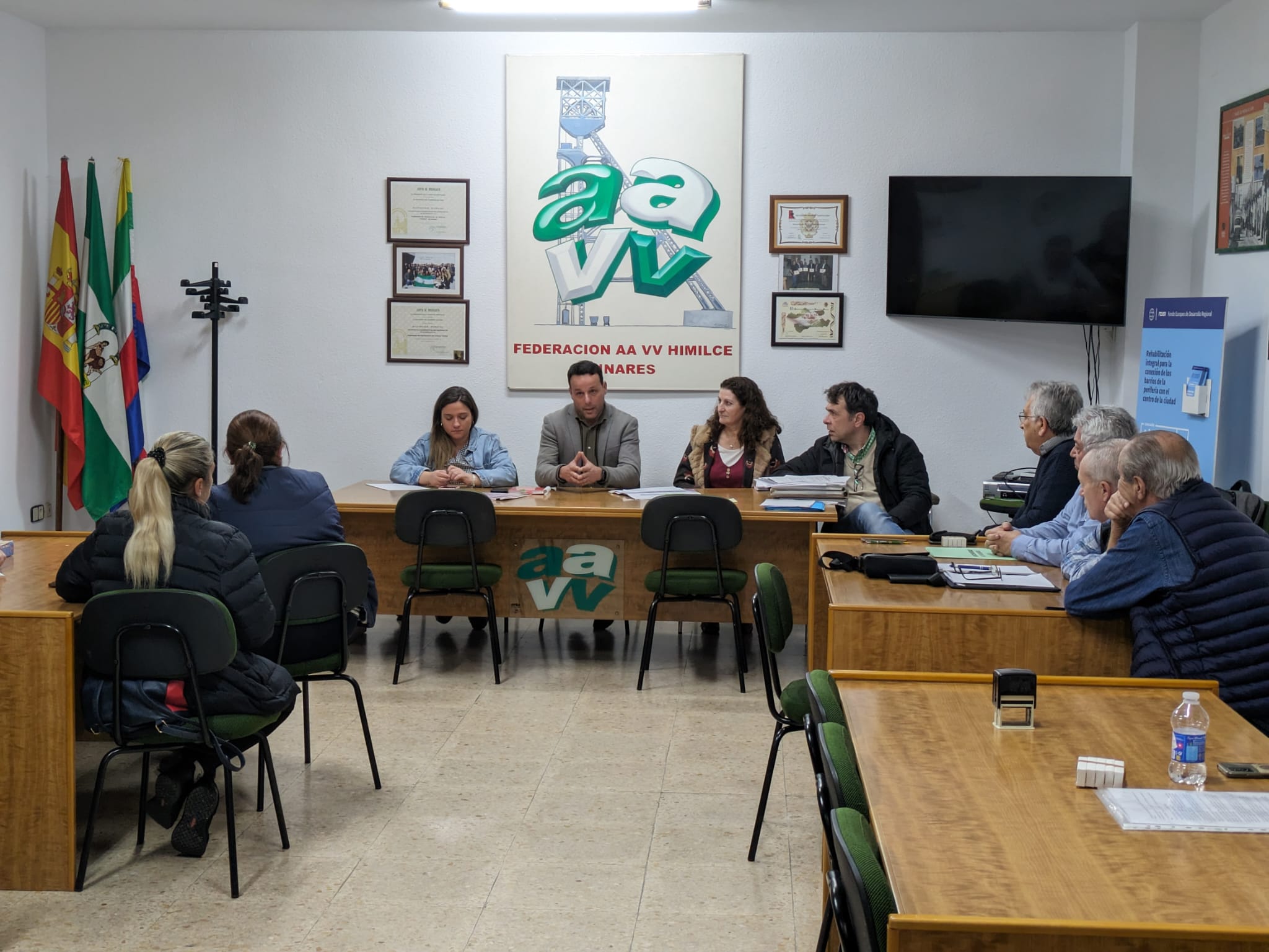 Reunión del PSOE de Linares con representantes vecinales.