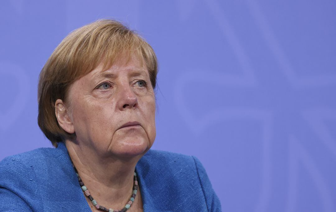 La canciler allemana, Angela Merkel, en una reunión estatal con los 'Länder' alemanes