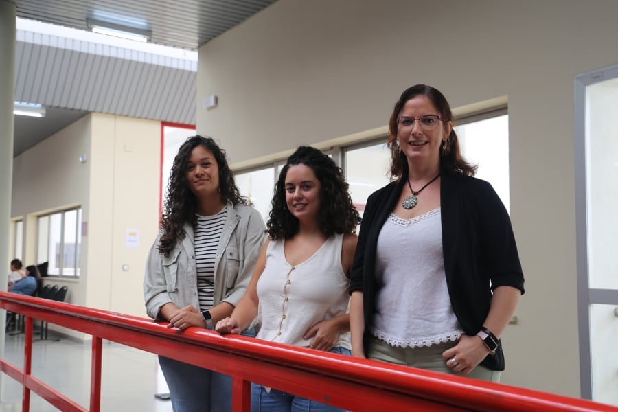 Naima, Ana María y Rosario, investigadoras de la Universidad de Córdoba y autoras del estudio