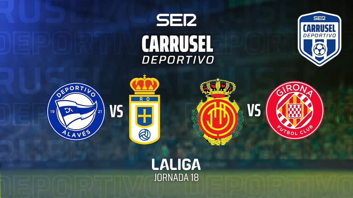 RCD Mallorca - Girona FC y Deportivo Alavés - Real Oviedo, en directo: los partidos de la jornada 18 de LaLiga, en vivo