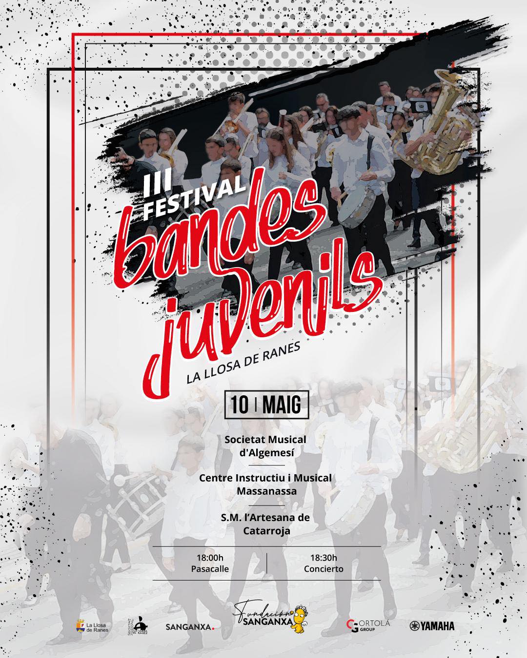 Cartel del III Festival de Bandes Juvenils