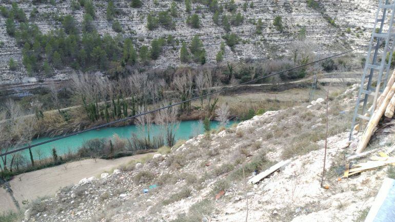 Río Júcar a su paso por Jorquera