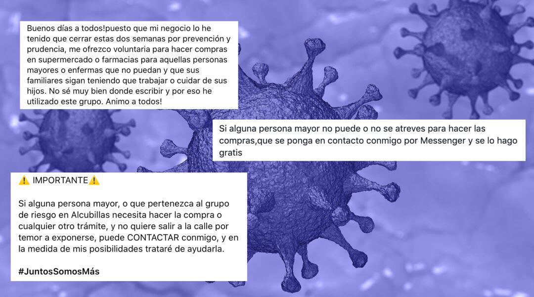 Oleada de solidaridad en las redes sociales 