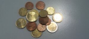 Imatge d'arxiu de monedes d'euro