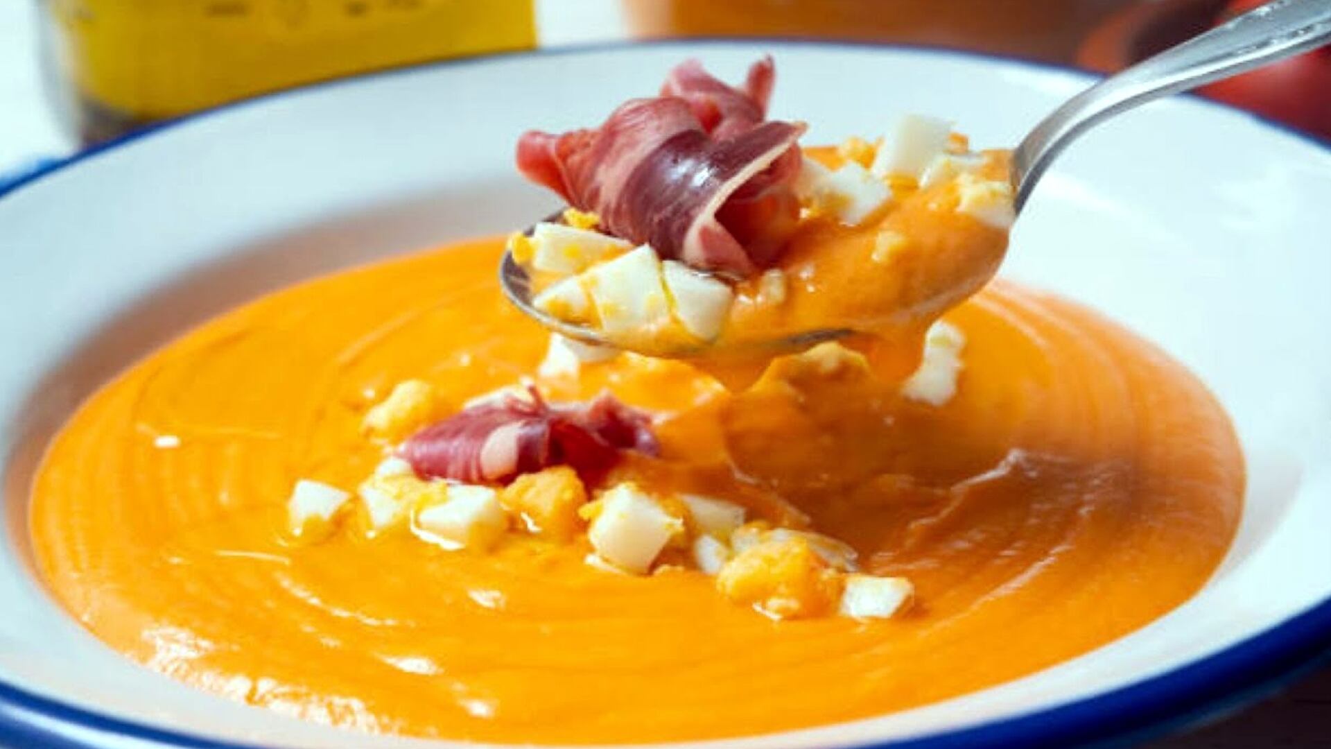 Plato de porra de Antequera