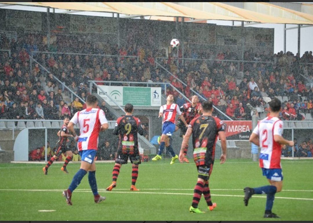 Un momento del partido