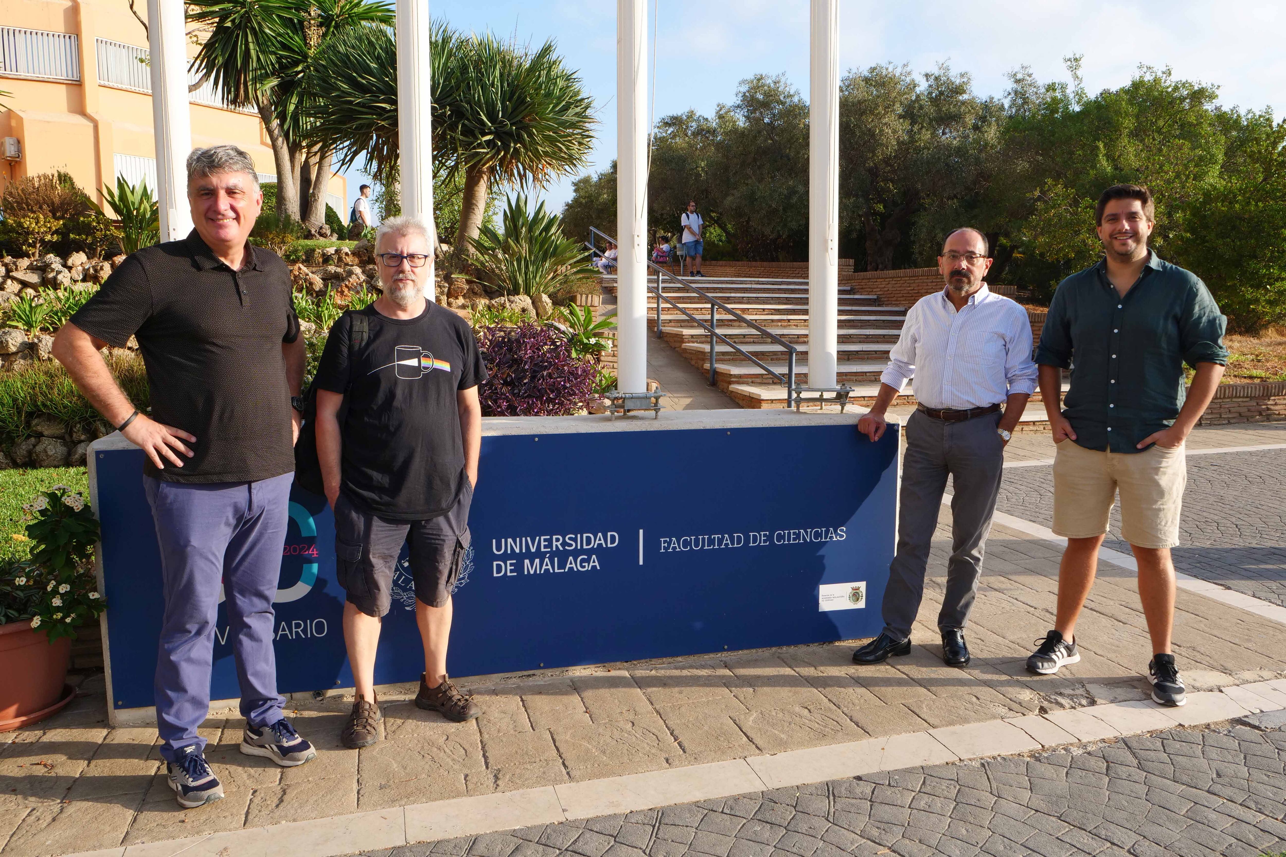 Científicos que han logrado sacar adelante la investigación desde la Universidad de Málaga