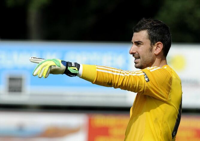 Zubikarai da indicaciones durante un partido de esta temporada.