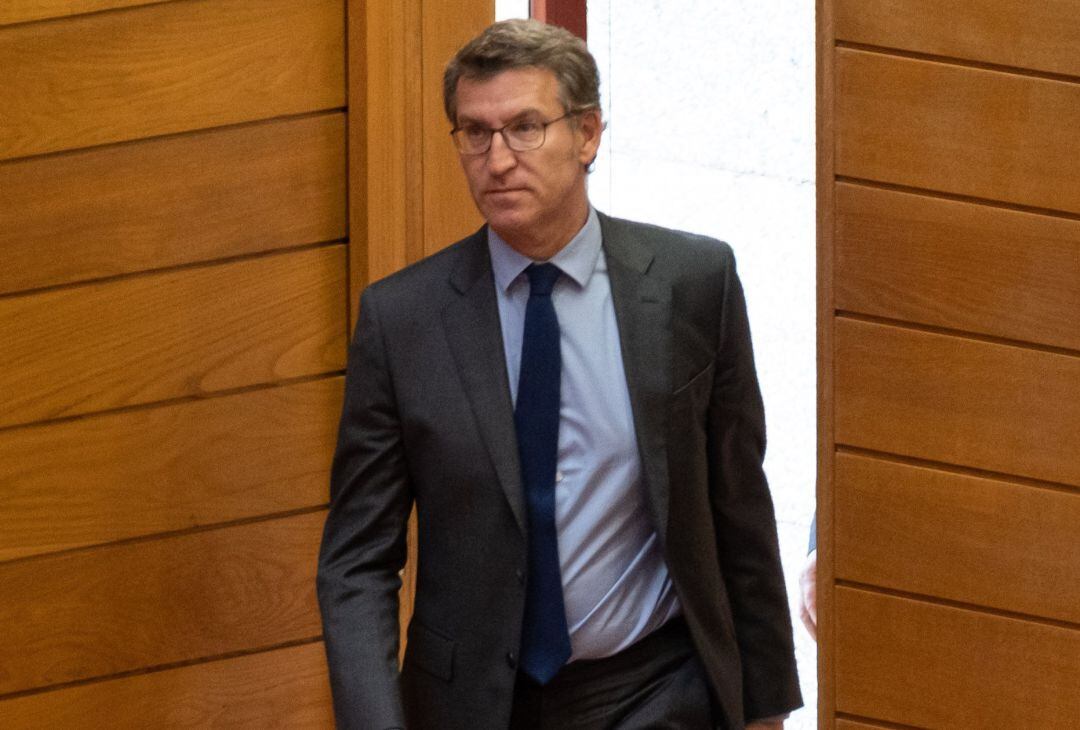 Feijóo, en el Parlamento