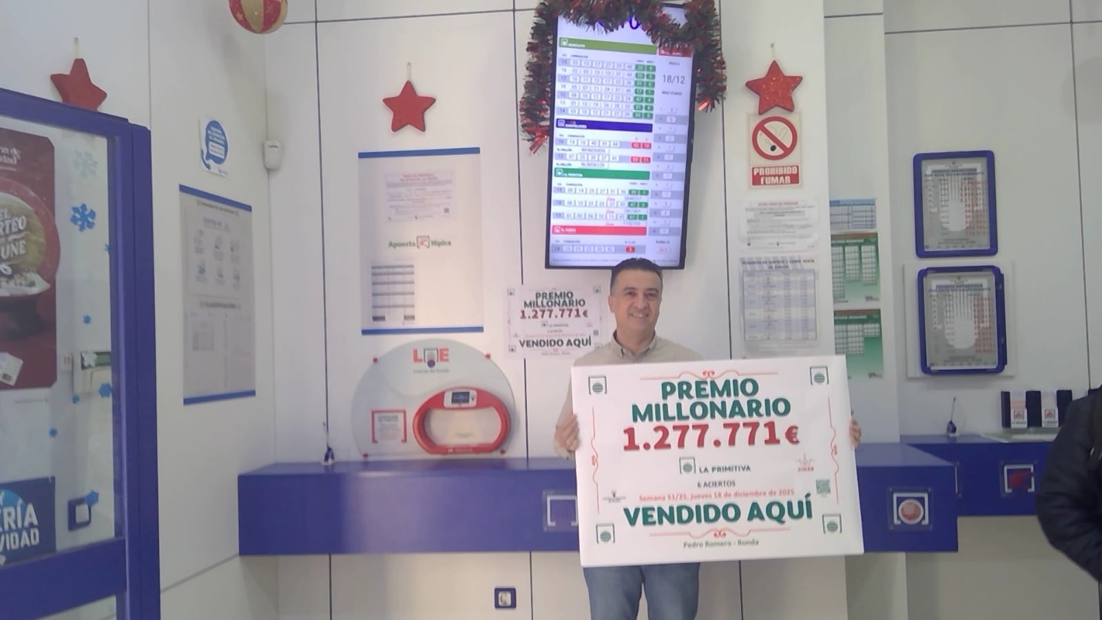 Rafael Ortiz, de la Administración nº 4 de Ronda