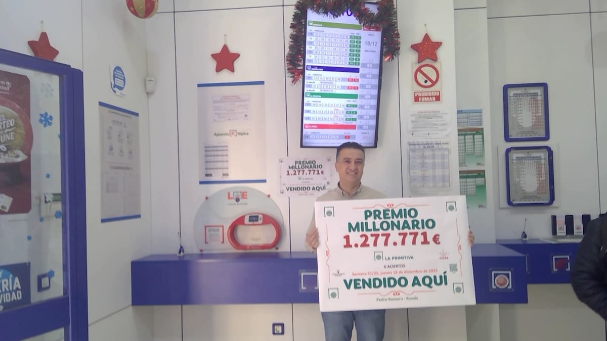 La Primitiva trae a Ronda un premio de 1,2 millones de euros