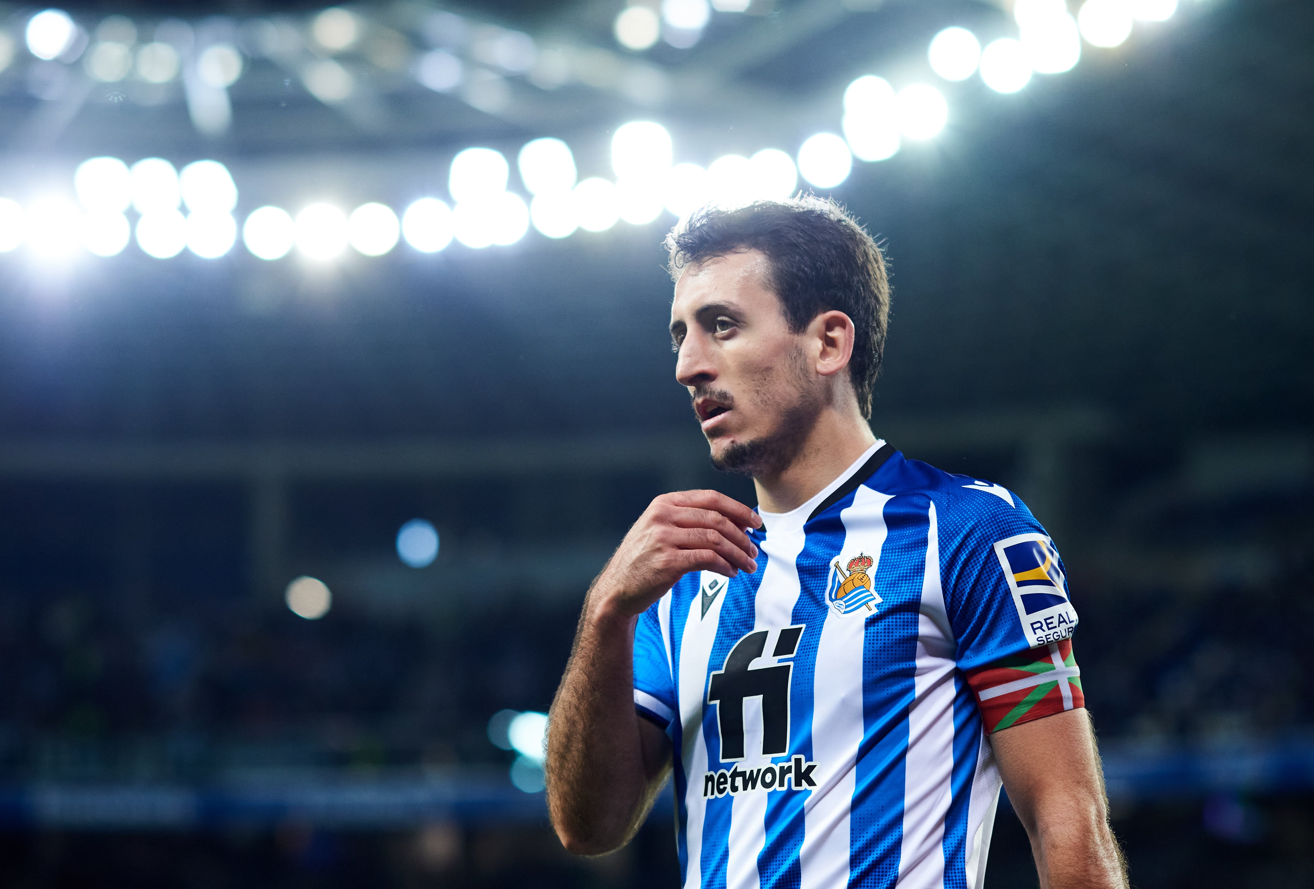 Mikel Oyarzabal, durante un partido con la Real Sociedad