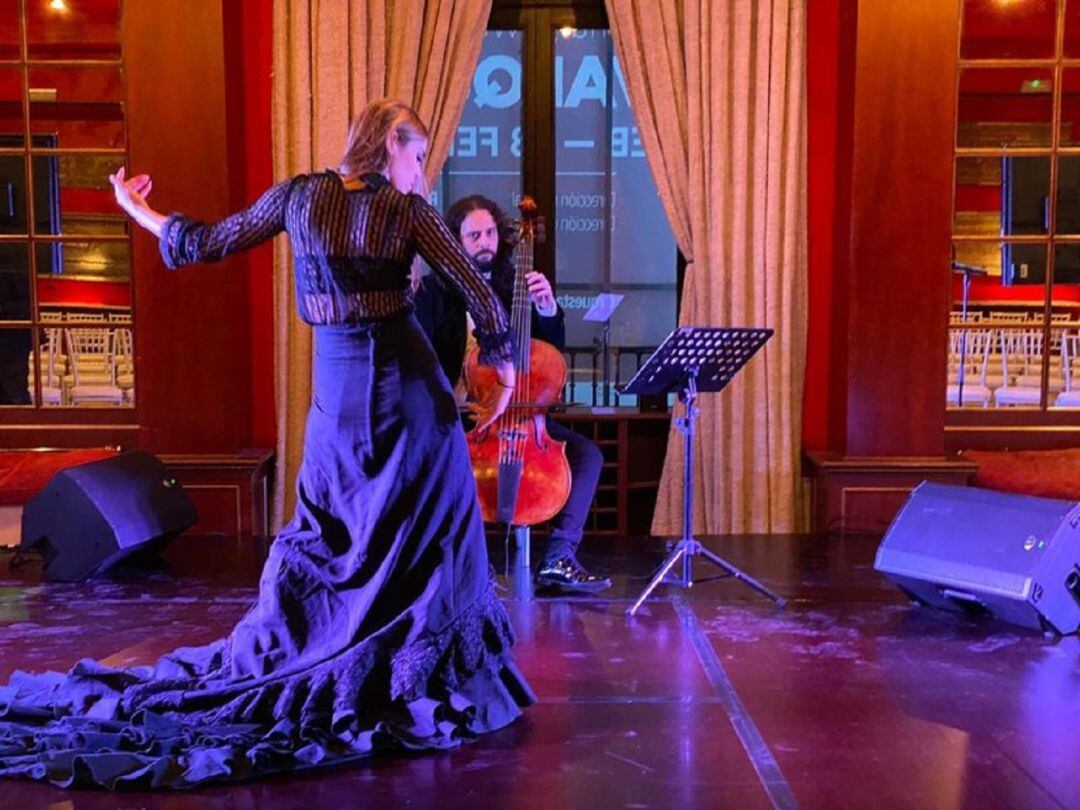 Fahmi Alqhai y Patricia Guerrero comparten escenario este miércoles en San Luis de los Franceses