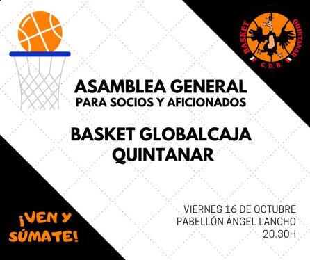 Asamblea General el viernes 16 de octubre