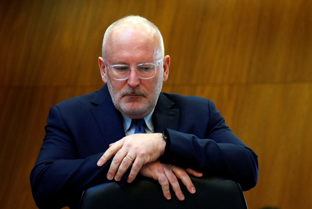 El candidato socialdemócrata para presidir la Comisión Europea, Frans Timmermans