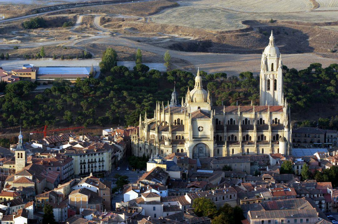 Vista aérea sdel casco histórico de la capital