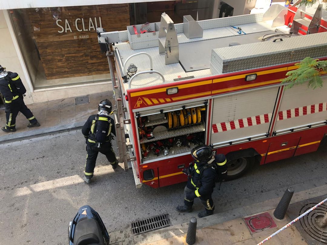 Los bomberos han recibido el aviso a las 11:53