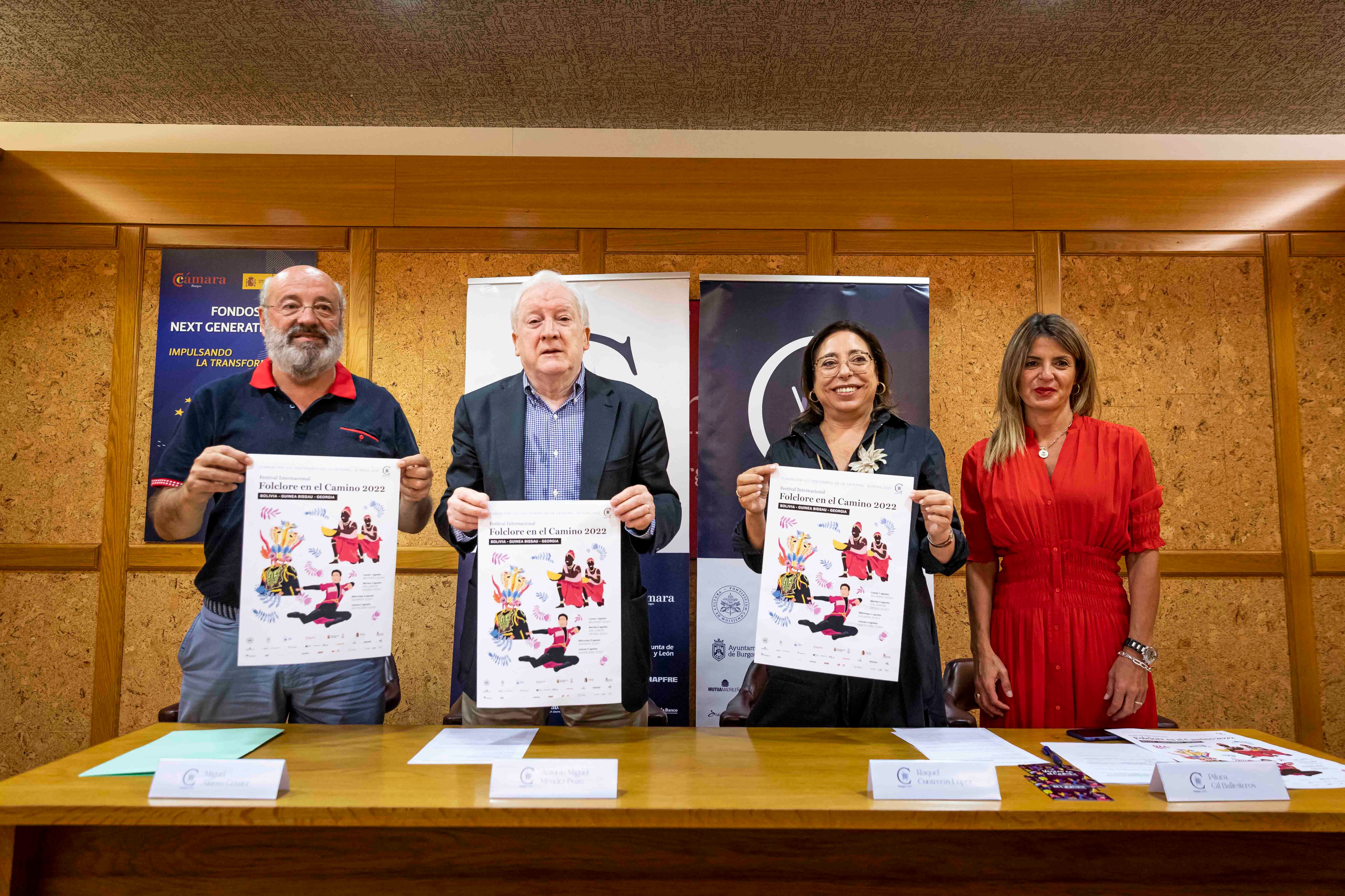 Presentación del Festival Internacional Folclore en el Camino. / Foto: Fundación VIII Centenario Catedral de Burgos