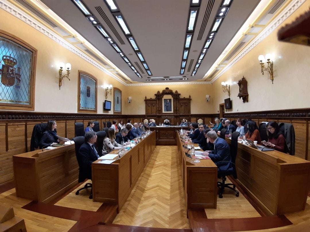 Pleno del ayuntamiento de Gijón