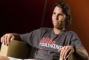 Rafa Nadal, durante una entrevista