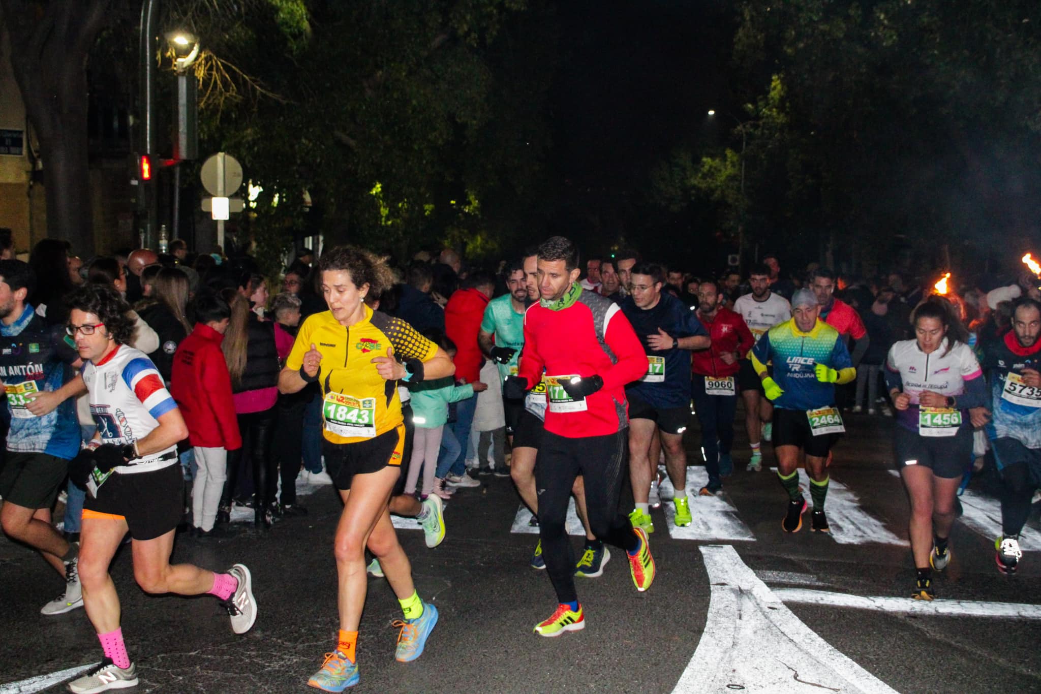 Participantes de la carrera de San Antón 2025.