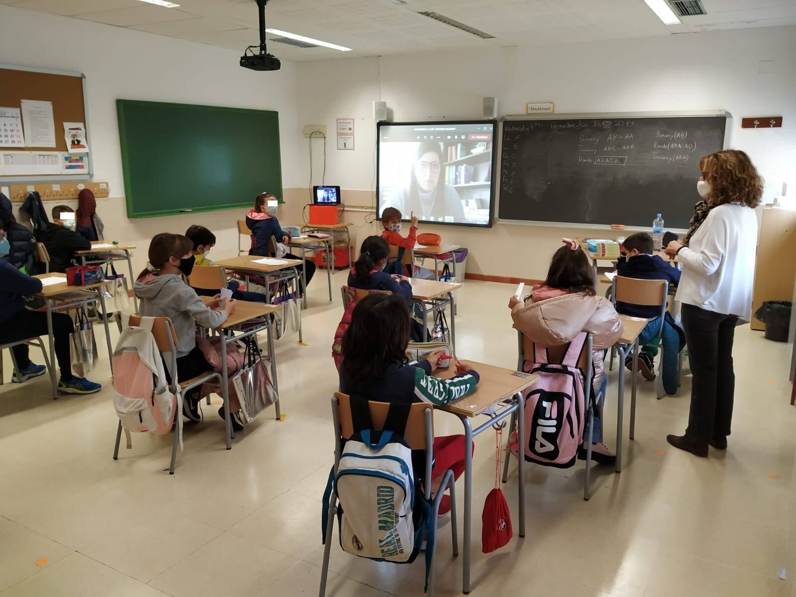 Aula del CEIP Antonio Machado / Facebook Colegio Antonio Machado