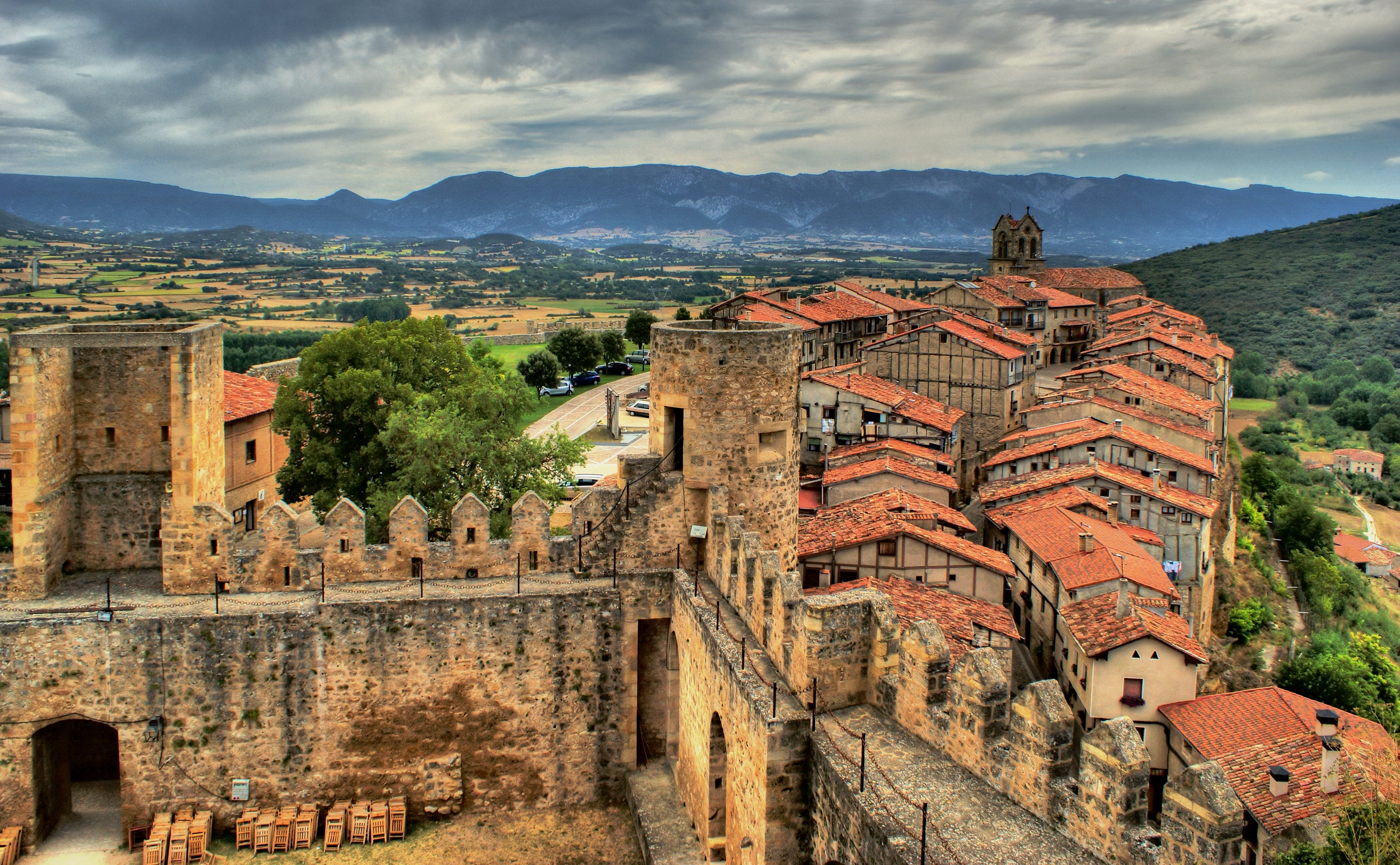 Parte del castillo de Frías (Burgos)